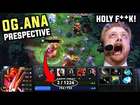 Holy F*** Epic! Gameplay That Deserves 11 Million $ OG.Ana Perspective Dota 2