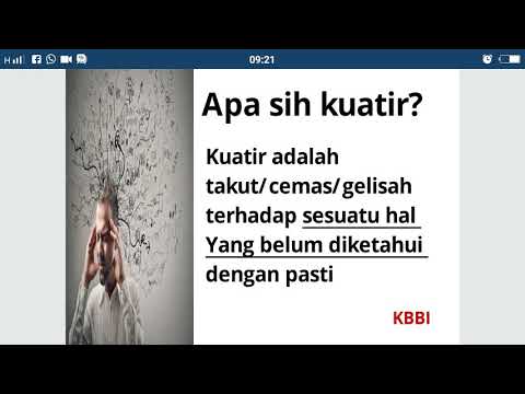 HAL KEKUATIRAN  | APA ITU KUATIR?