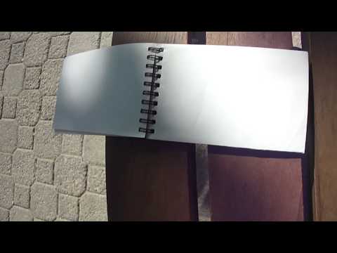 105 -One minute of videoart every day - Block notes and the wind