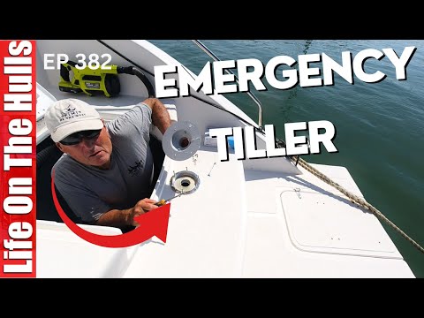 WHAT HAPPENS WHEN THE STEERING FAILS ? Catamaran Build;EP382