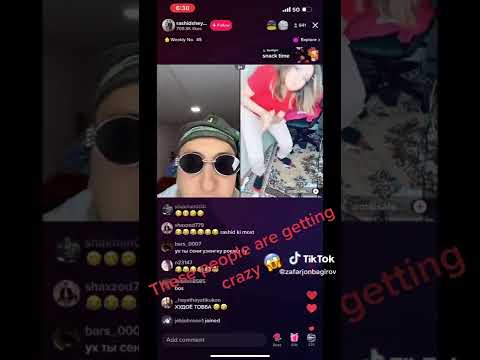 😱😱😱efir paytida tok urdi TIK TOK STOPP