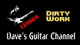 LESSON - Dirty Work by Steely Dan