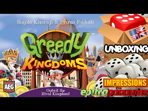 Greedy Kingdoms - Unboxing & Impressions (EN) by Epitrapaizoume