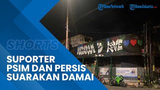 Suporter PSIM Yogyakarta dan Persis Solo Suarakan Damai, Mural Mataram Is Love Hiasi Kota Jogja