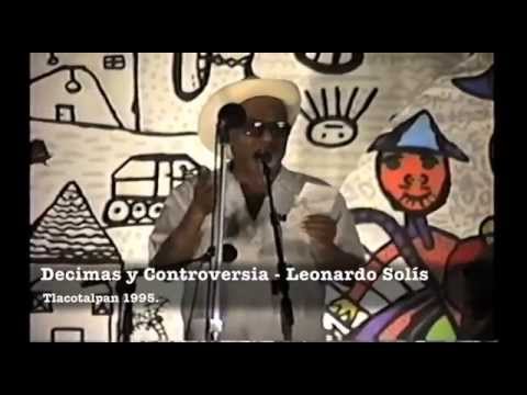 222.- Décimas y controversia. Leonardo Solís, 1995.