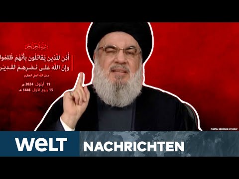 Video Thumbnail: LIBANON: Pager-Attacken? "Eine Kriegserklärung!" Jetzt reagiert Hisbollah-Chef Nasrallah I STREAM