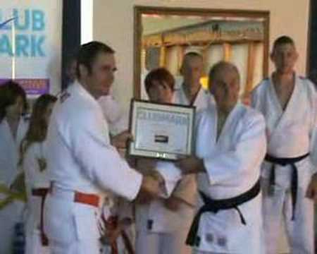 Neil Adams Presenting Clubmark