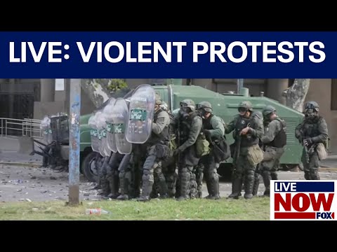 Video | LIVE NOW: Protests in Argentina turn violent over government pensions