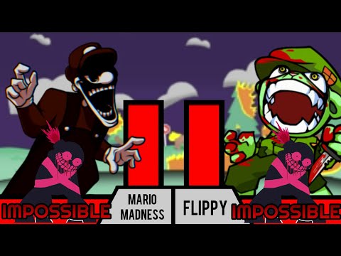 fnf flippy vs mario madness power levels