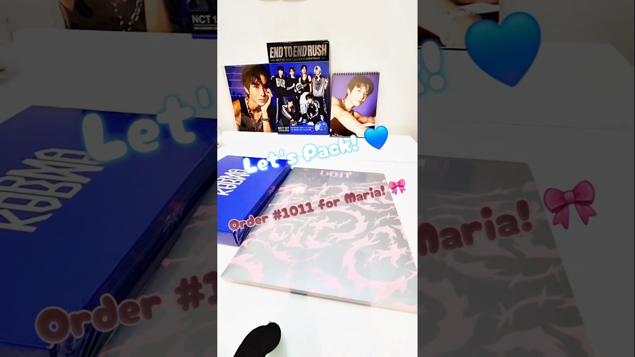 Pack an order with me! Link in bio🎀 #packanorderwithme #straykids #shorts #fyp #kpop #kpopers #pack