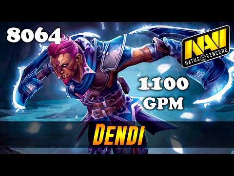 Dendi Anti-Mage Safelane | 8064 MMR Dota 2