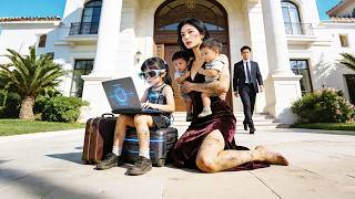 她拼盡全力生下三胞胎被趕出家門，怎料5年後萌寶變天才黑客，一秒轉走總裁爹5千萬！#短劇 #逆襲 #萌娃 #親情