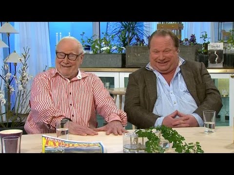 Jan Malmsjö och Claes Malmberg premiärspelar ihop - Nyhetsmorgon (TV4)
