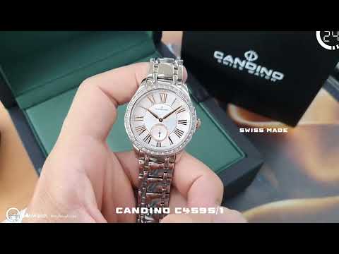 SWISS MADE - Đồng hồ Candino C4595/1 chính hãng - Sang Trọng - Đẳng Cấp - Cá Tính Với Mặt Size 34mm