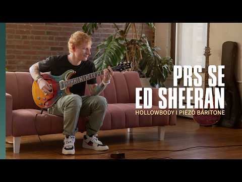 PRS SE Ed Sheeran Hollowbody Orange Tiger Smokeburst