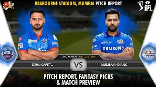 Brabourne Stadium Mumbai Pitch Report| IPL 2022 2nd Match Preview| DC vs MI MY11Circle Prediction