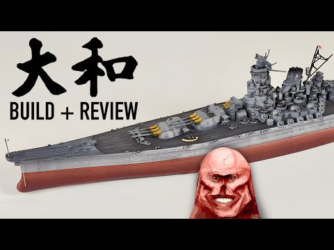 I built the YAMATO | Pit Road 1/700 Yamato battleship Build + Review