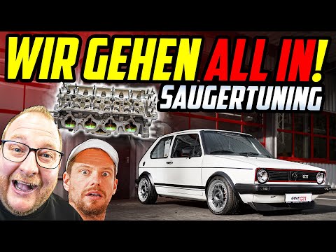 Oldschool SAUGER TUNING! - Golf 1 GTI 2.0 16V Weber - Björn Pieper muss AUSHELFEN!