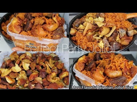 How to Cook Nigerian Jollof Rice! Delicious Assorted Jollof Rice Recipe! Quick and Easy Recipe