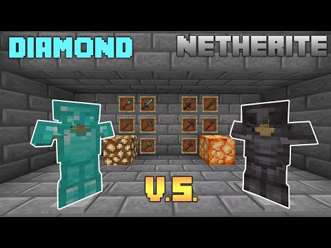 DIAMOND VS. NETHERITE | Which is Better?