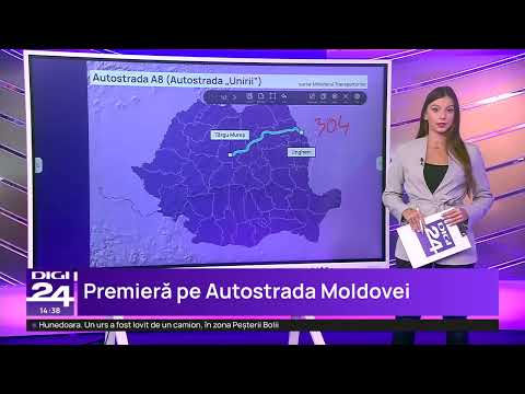 Premieră în România pe Autostrada Unirii. Ce secțiune de drum va fi cea mai spectaculoasă