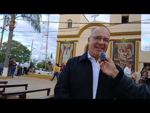 Jorge Meza  ministro de públicas en la fiesta patronal de Berón de Astrada 13 de junio  2026