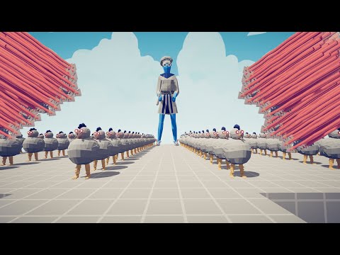 CHICKEN ARMY & CHEF vs EVERY GOD - Totally Accurate Battle Simulator TABS