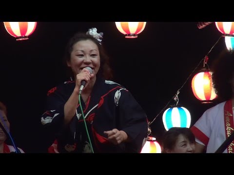 河内音頭　桑舞 昇輝　苅田南盆踊り大会　17.07.29