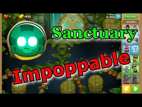 BTD6 Sanctuary - Impoppable - (Minimum Monkey Knowledge) Guide / Tutorial