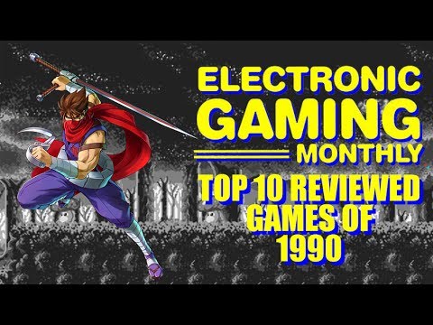 Electronic Gaming Monthly's Best Reviewed Games of 1990 - Defunct Games