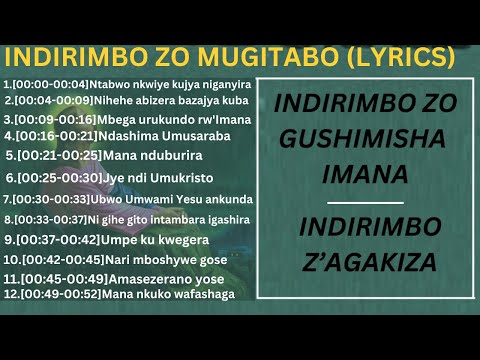 Indirimbo zo mugitabo with Lyrics|Non stop worship songs