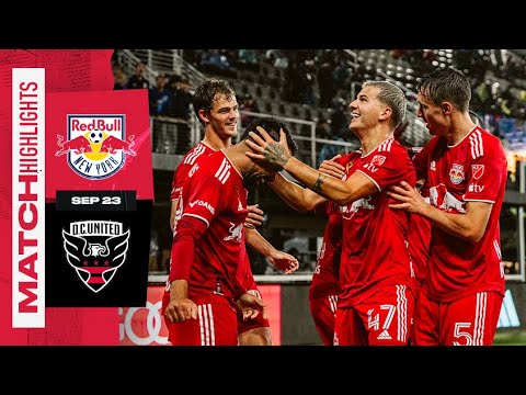 HIGHLIGHTS | Offensive Outburst Leads Red Bulls to Three Points | D.C. United vs. New York Red Bulls