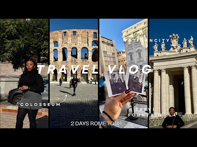 Travel vlog - Rome Vlog: First Time in Rome. Colosseum, Vatican City & More! 🇮🇹