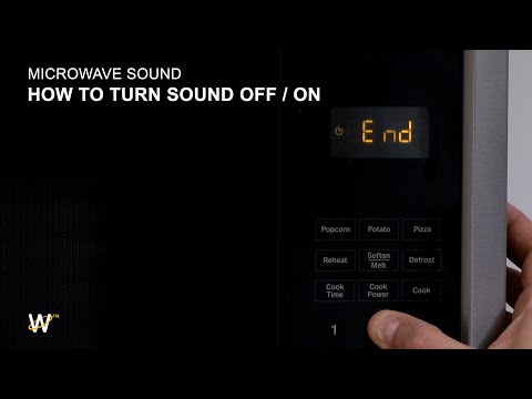 Turning Microwave Sound On or Off