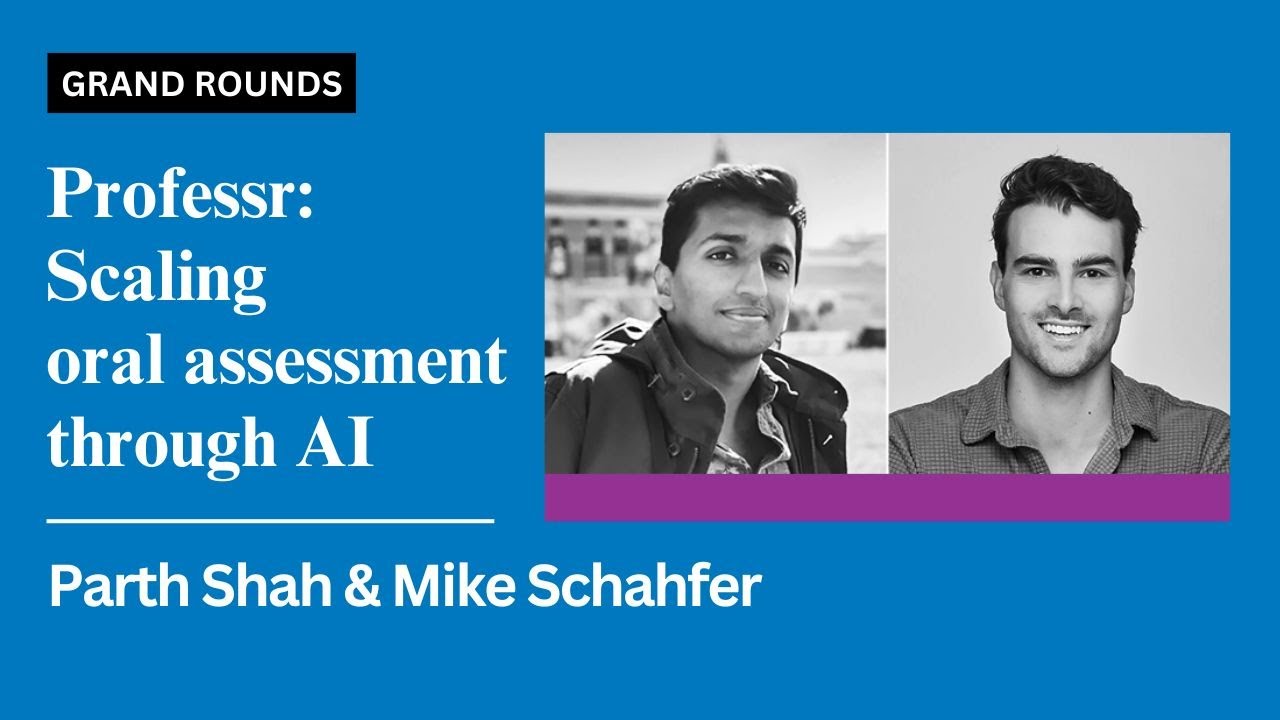 Professr: Scaling oral assessment through AI (Oct 16, 2025)
