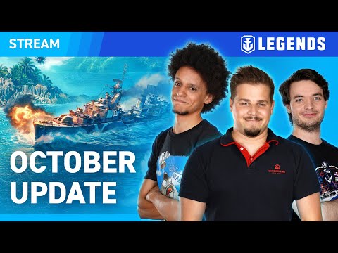 [EN] World of Warships: Legends | October Update Stream