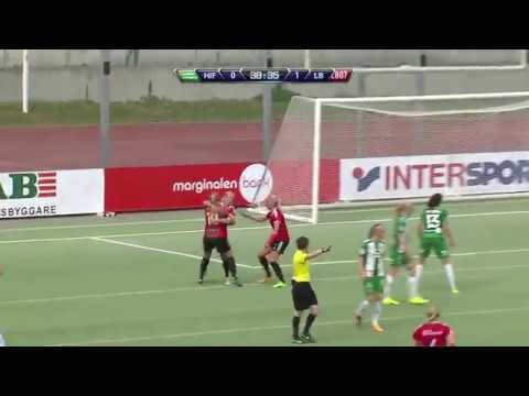 Highlights från Damallsvenskan - Hammarby IF vs LB07 - 170525 - Zinkensdamms IP