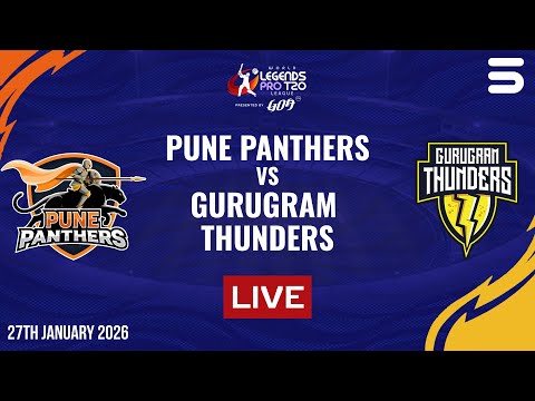 Live | Pune Panthers vs Gurugram Thunders | Match 2 | World Legends T20 Pro League | ZL1K