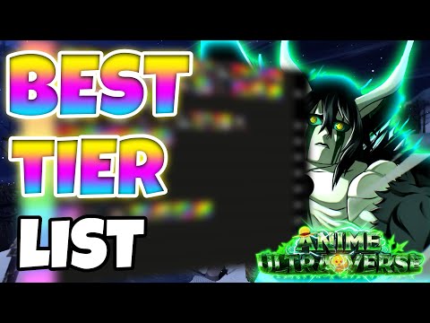 The MOST Accurate Anime Ultra Verse Tier List