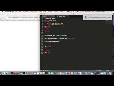 Javascript Tutorial For Beginners 22 Creating Random Numbers In Javascript