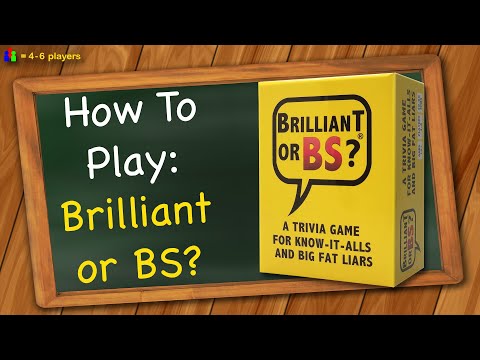 How to play Brilliant or BS?