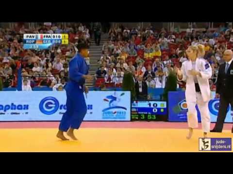 Judo 2013  European Championships Teams: Pavia (FRA) - Roper (GER) [-57kg] semi-final