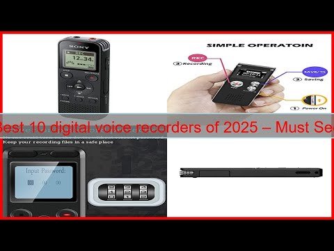 Best 10 digital voice recorders of 2025 – Must See