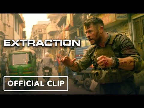 Netflix's Extraction - Official 'Knife Fight' Clip (Chris Hemsworth vs Randeep Hooda) Russo Brothers