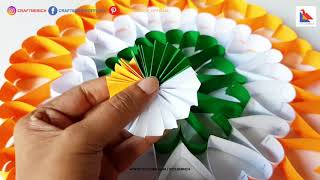 DIY Indian Independence Day Wreath