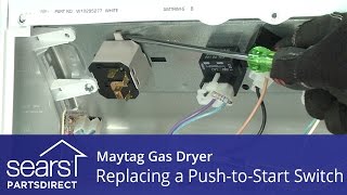 Replace a Maytag Gas Dryer Push-to-Start Switch