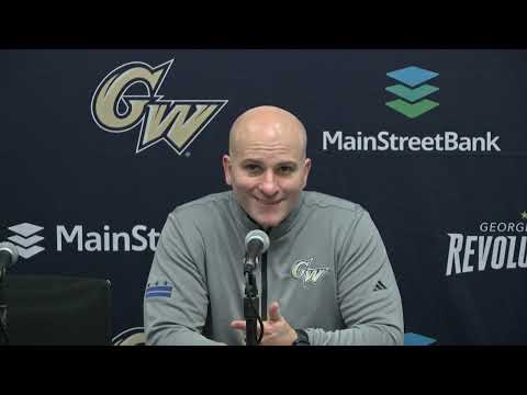 GW Men's Basketball vs. Loyola-Chicago (Post-Game Press Conference)
