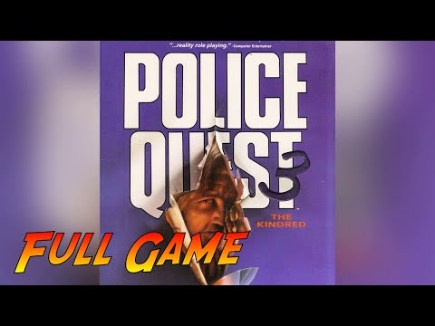 Police Quest 3 - The Kindred | Complete Gameplay Walkthrough - Full Game | No Commentary