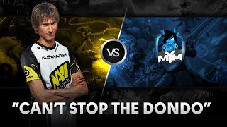 "You can't stop the Dondo" by Na'Vi vs MYM @ DreamLeague Season 1