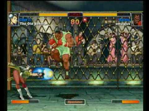 Online Player Match: Chun-Li (Scholar) vs Balrog (emagius)